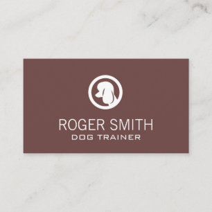 Carte De Visite Caniche   Entraîneur de chiens   Services animaux