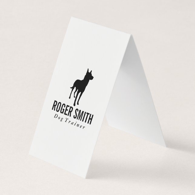 Carte De Visite Canine | Formation des chiens (Devant)