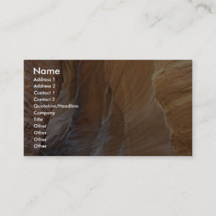 Carte De Visite Canyon de Paria, Utah, Etats-Unis