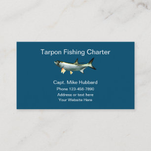 Carte De Visite Capitaine de bateau de pêche de Tarpon