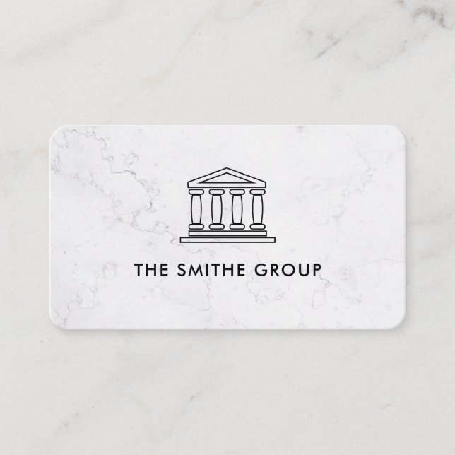 Carte De Visite Capital-risque | Entreprise | Marbre (Devant)