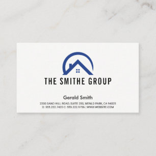 Carte De Visite Capitaliste d'exécutif   Entreprise   Logo d'agent