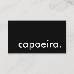 Carte De Visite capoeira.