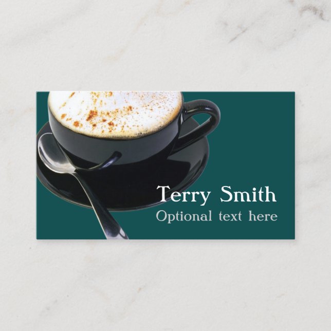 Carte de visite Cappuccino (Devant)