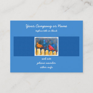 Carte De Visite Cardinals on the Fence Painting - Art original