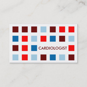 Carte De Visite CARDIOLOGUE (carrés de mod)