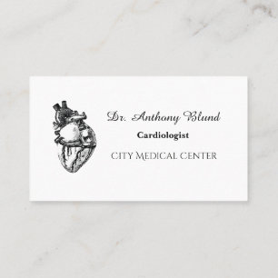Carte De Visite Cardiologue Electrocardiogramme Docteur Chirurgien