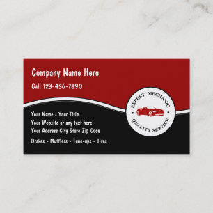 Carte De Visite Cards de repair