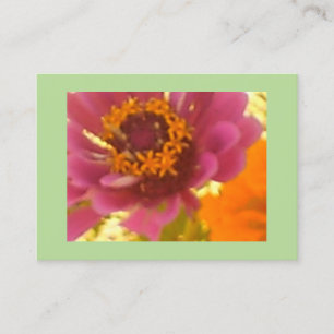 Carte De Visite Carnation vibrante