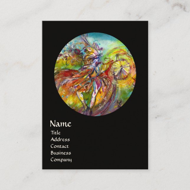 Carte De Visite CARNAVAL ITALIEN /Danse, Musique, Artiste théâtral (Devant)