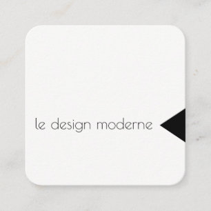 Carte De Visite Carré Accent du triangle