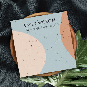 CARTE DE VISITE CARRÉ AFFICHER L'ÉCRAN D'APPROVISIONNEMENT EN CÉRAMIQUE 