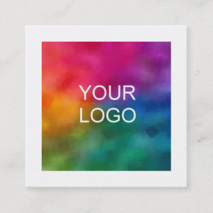 Carte De Visite Carré Ajouter Business Company Logo Moderne Elegant Modè