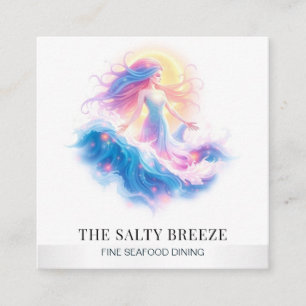 Carte De Visite Carré *~* AP13 100 Maritime Beach WAVE Naissance de Vénu