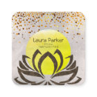 Aquarelle verte de fleur de Lotus d'instructeur de