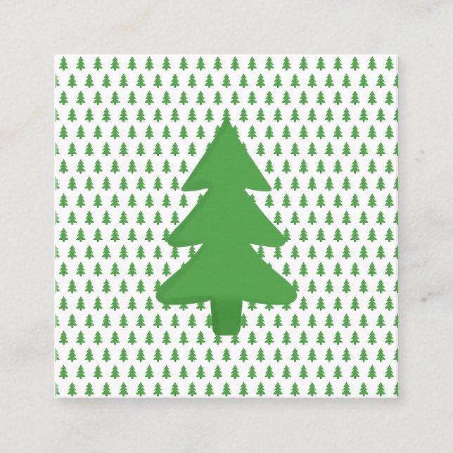 Carte De Visite Carré Arbre (Devant)