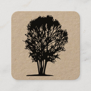 Carte De Visite Carré Arbre 03