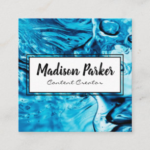 Carte De Visite Carré Arrière - plan manuscrit