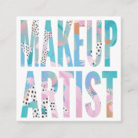 Artiste de maquillage moderne et audacieux motif d