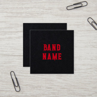 Carte De Visite Carré Bande personnalisée