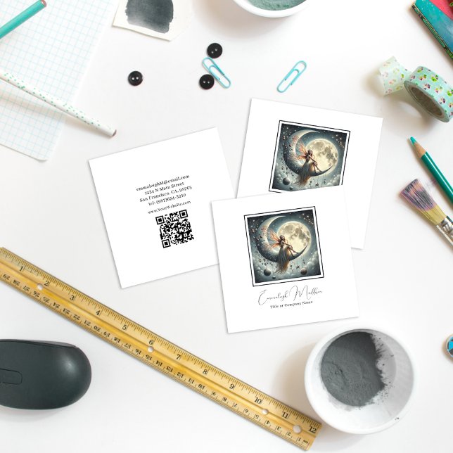 Carte De Visite Carré Bijoux à aile velue délice (Créateur téléchargé)