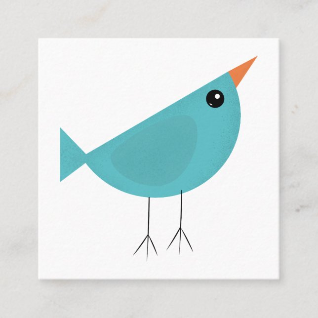 Carte De Visite Carré Birdy  (Devant)
