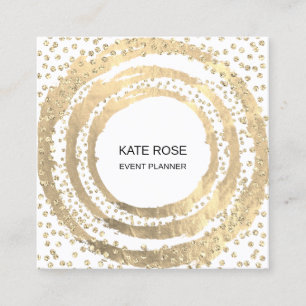 Carte De Visite Carré Blogger White, un blogueur de mode multimédia de