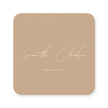 Boho minimaliste moderne script manuscrit QR Code
