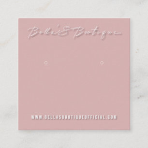Carte De Visite Carré Boutique Bellas Boutique Boutique Boutique Boucles