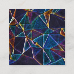 Carte De Visite Carré Bulles cassées