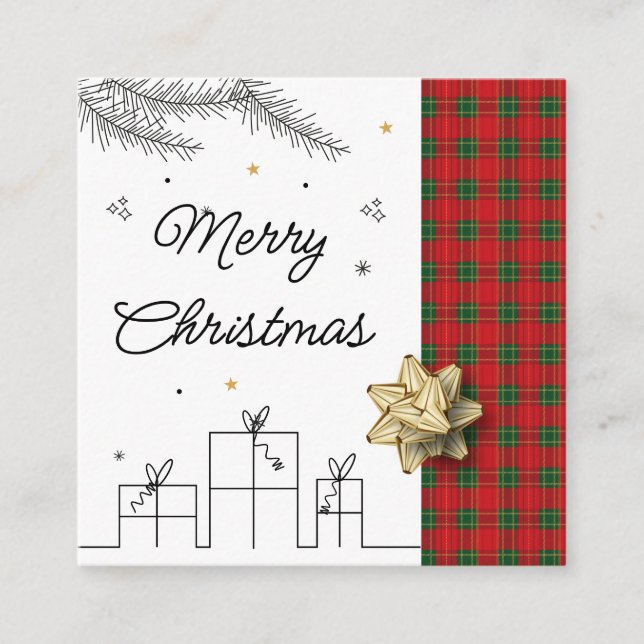 Carte De Visite Carré Business Card (Devant)