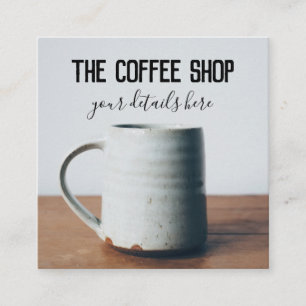 Carte De Visite Carré Café-restaurant