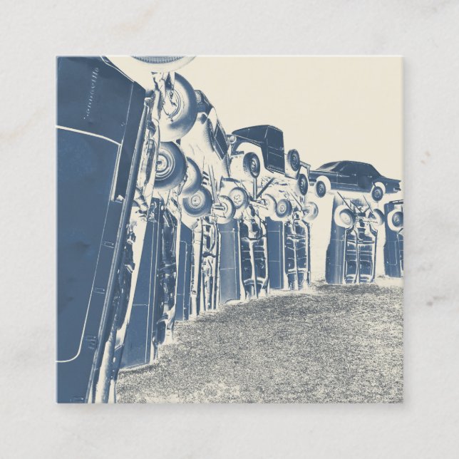 Carte De Visite Carré carhenge (Devant)