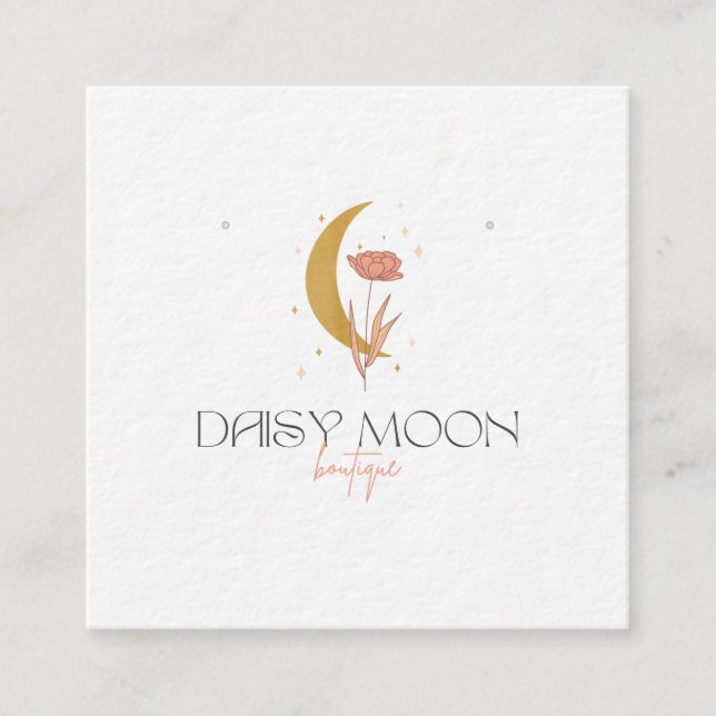 Carte De Visite Carré Carré, 6,4 cm x 6,4 (Devant)