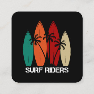 Carte De Visite Carré Cavaliers des vagues