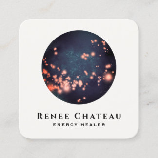 Carte De Visite Carré Céleste Stars Energy Healer Cosmos