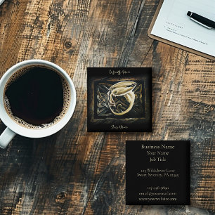 Carte De Visite Carré Céltic Knot Creative Dragon