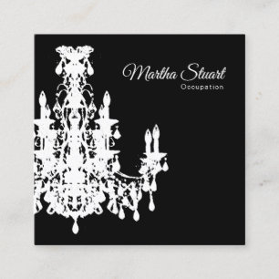 Carte De Visite Carré CHANGEMENT DE COULEUR DU Lustre DE Coco -