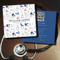Code QR de l'infirmière Médicale moderne
