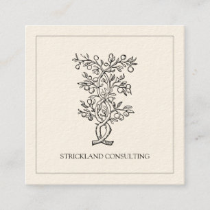 Carte De Visite Carré Consultant