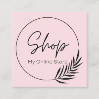 CARTE DE VISITE CARRÉ CONSULTEZ LA CONCEPTION DE MA BOUTIQUE EN LIGNE