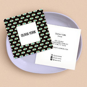 Carte De Visite Carré Cool tendance troisième oeil Motif