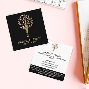 Carte De Visite Carré Copie de l'enregistreur de contenu de l'agent de s