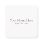 Create Your Own 2.5" x 2.5" Matte Business Cards