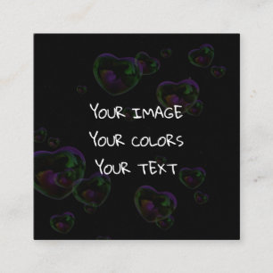 Carte De Visite Carré Créer une personnalisation