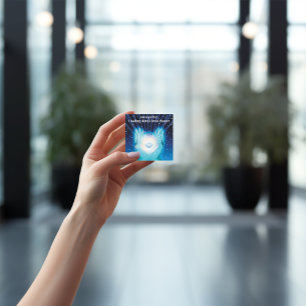 Carte De Visite Carré Créez vos propres mains de guérison spirituelle