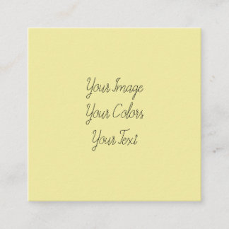 Carte De Visite Carré Créez votre propre