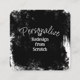 Carte De Visite Carré Créez votre propre personnalisation
