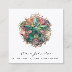 Carte de visite Carré Crystal Star