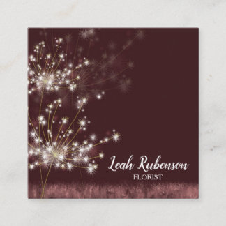 Carte De Visite Carré Dandelions Twilight mignons